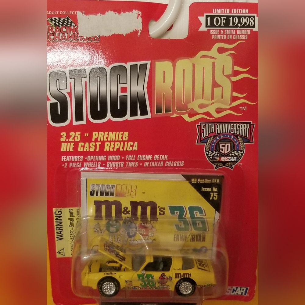 Nascar Racing Champions Stock Rods (TM) #36 M&M Kyle Busch